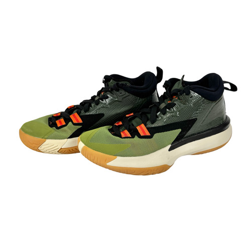 Vist Large View of Product Image Which is Used Jordan ZION 1 Basketball Shoes Green Junior 06
