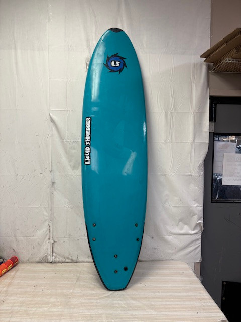 Vist Large View of Product Image Which is Used Liquid Shredder Element Funshape Hybrid Soft Top Surfboard 6'4"