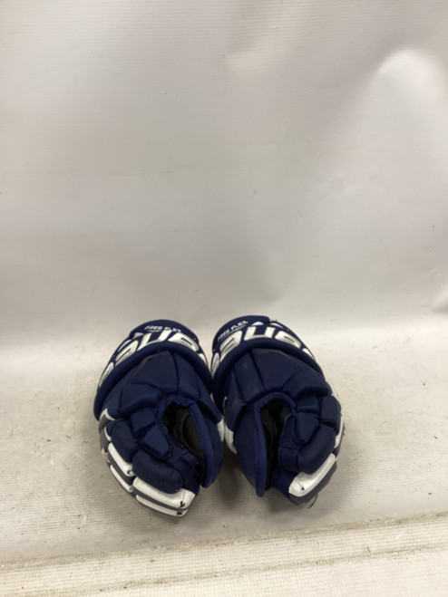 Vist Large View of Product Image Which is Used Bauer VAPOR X100 Intermediate Gloves Navy Blue 12"