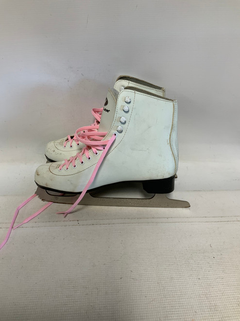 Vist Large View of Product Image Which is Used Hespeler WHITE WomensFigure Skate White Senior 8
