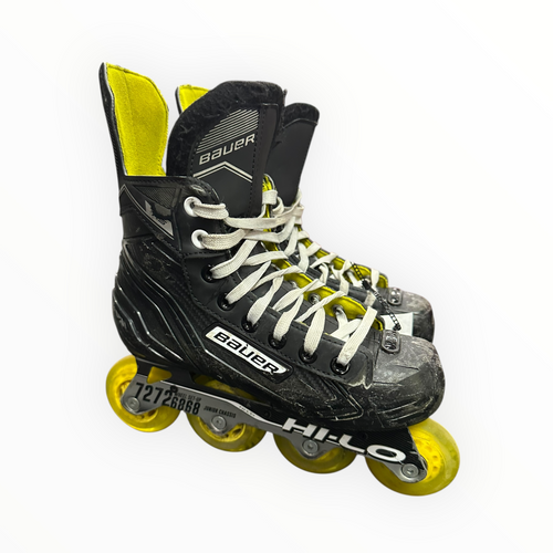 Vist Large View of Product Image Which is Used Bauer RS Roller Hockey Skates Black Junior 03