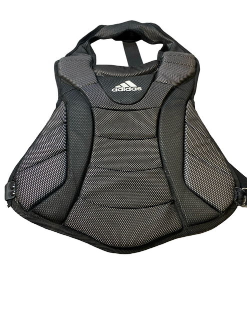Vist Large View of Product Image Which is Used Adidas BLACK AND GRAY CHEST PROTECTOR Catchers Chest Protector Black Intermed