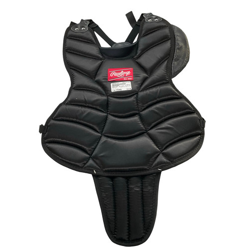 Vist Large View of Product Image Which is Used Rawlings 12P AGES 10-14 Catchers Chest Protector Black Intermed