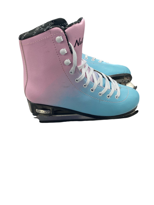 Vist Large View of Product Image Which is Used NATTORK FIGURE SKATES WomensFigure Skate Carolina Blue Senior 7