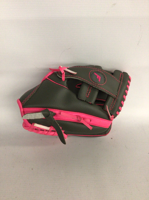 Vist Large View of Product Image Which is Used Franklin READY TO PLAY BB/SB Glove T-ball Grey And Pink 9 1/2"