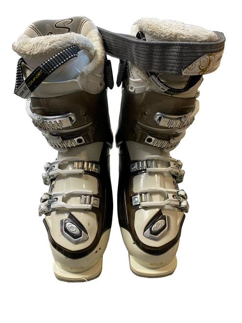 Vist Large View of Product Image Which is Used Salomon IDOL 75 Womens DH Ski Boot White 250 MP - M07 - W08