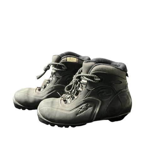 Vist Large View of Product Image Which is Used Rossignol Mens NNN XC Ski Boots Black W 06.5-07 / JR 4.5-05