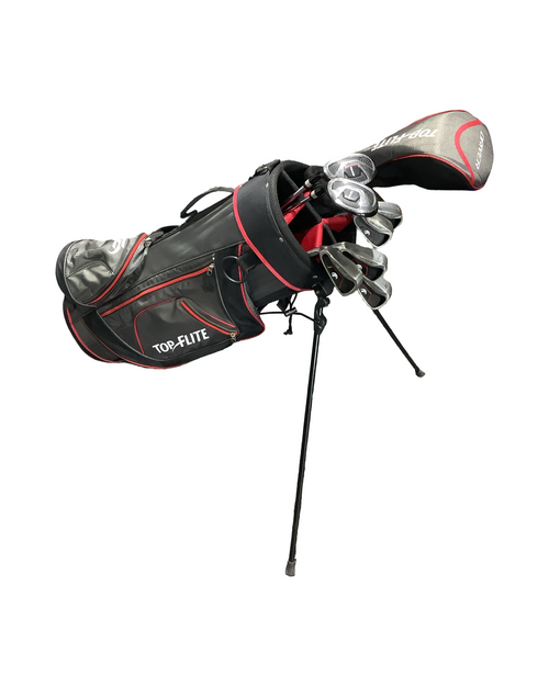 Vist Large View of Product Image Which is Used Top Flite SET Mens Package Set LH Black 8 Piece