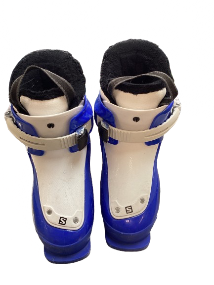 Vist Large View of Product Image Which is Used Salomon BOOTS Boys DH Ski Boot Royal Blue 175 MP - Y11