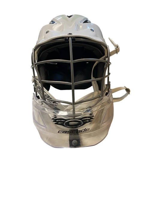 Vist Large View of Product Image Which is Used Cascade CPVR Lacrosse Helmet White MD