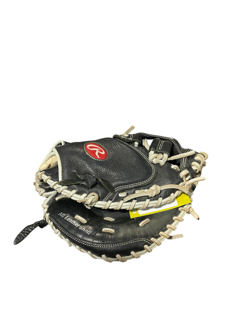 Vist Large View of Product Image Which is Used Rawlings STORM SURE CATCH BB/SB Catchers RH Throw Black 32"