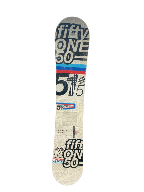 Vist Large View of Product Image Which is Used 5150 SHOOTER 138 CM Mens Snowboard Only White 138 cm