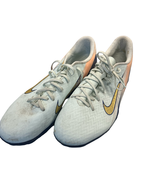 Vist Large View of Product Image Which is Used Nike Soccer Cleats White Senior 8.5