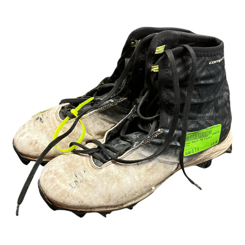 Vist Large View of Product Image Which is Used Under Armour BASEBALL CLEATS BB/SB Cleats Black Youth 07.5