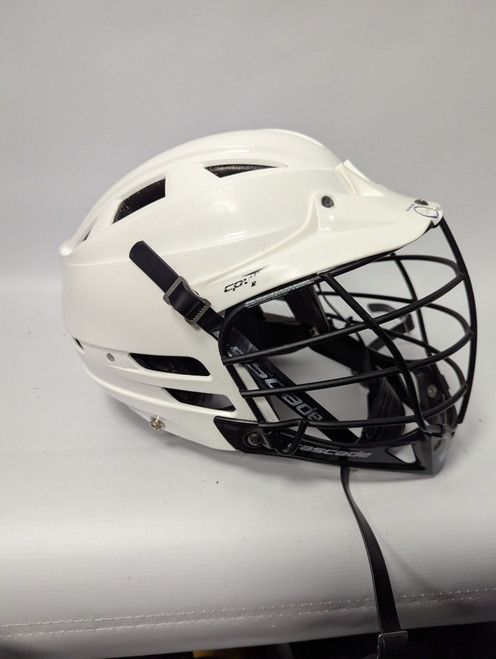 Vist Large View of Product Image Which is Used Cascade CPV-R HELMET Lacrosse Helmet White S/M