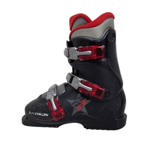 Vist Large View of Product Image Which is Used Salomon PERFORMA T3 Boys DH Ski Boot Navy Blue 235 MP - J05.5 - W06.5