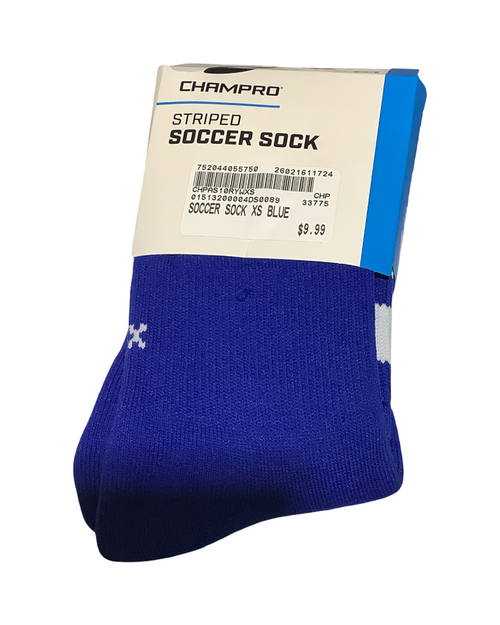 Vist Large View of Product Image Which is New SOCCER SOCK XS BLUE