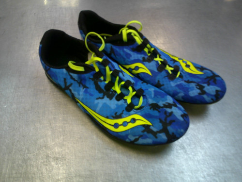 Vist Large View of Product Image Which is Used Saucony Track & Field Cleats Adult Royal Blue Senior 11