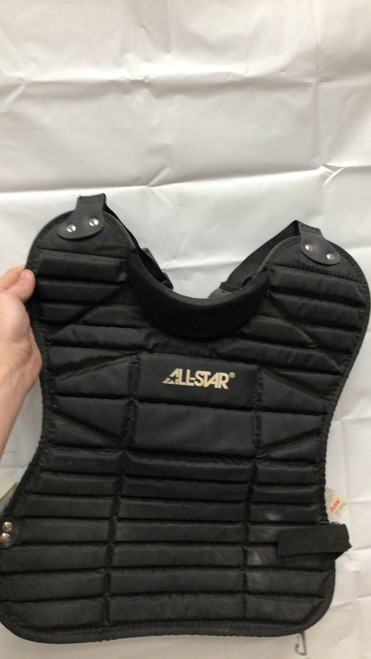 Vist Large View of Product Image Which is Used All-Star CHEST PROTECTOR Catchers Chest Protector Black Intermed
