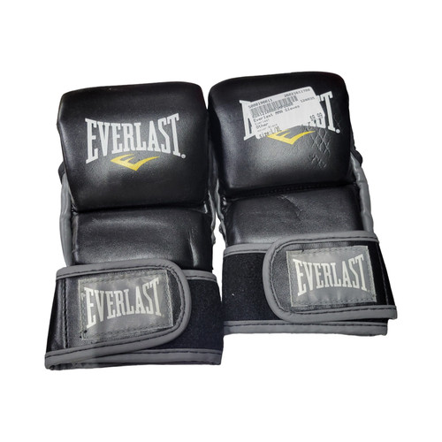 Vist Large View of Product Image Which is Used Everlast MMA Gloves Black L/XL