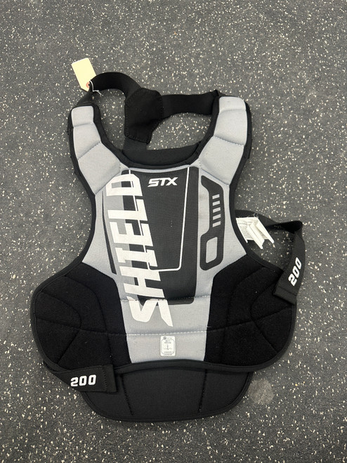Vist Large View of Product Image Which is Used STX SHIELD 200 LAX Goalie Chest M Black MD