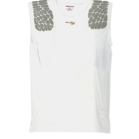 Vist Large View of Product Image Which is Used Rawlings CONFORMAL IMPACT GEAR FB Top Adult White 2X