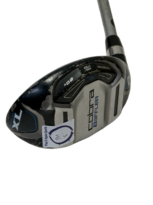 Vist Large View of Product Image Which is Used Cobra BAFFLER XL Mens 22deg Hybrid Club LH 4 Hybrid 40" w/ 70g S-Flex Shaft