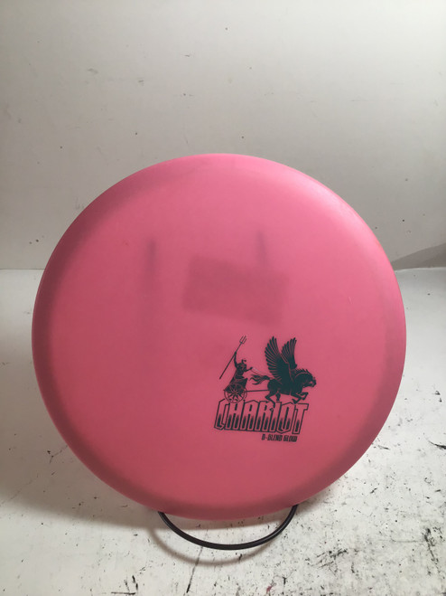 Vist Large View of Product Image Which is Used Infinite Discs D BLEND GLOW CHARIOT Disc Golf Mid Range Pink 180g
