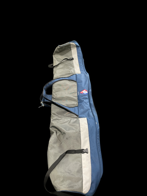 Vist Large View of Product Image Which is Used K2 DH Ski Travel Bag White/Black/Royal