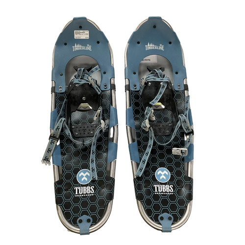 Vist Large View of Product Image Which is Used Tubbs Timberline 30 Snowshoes  Blue 32"