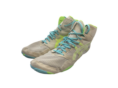 Vist Large View of Product Image Which is Used Asics Wrestling Shoes Grey Senior 13