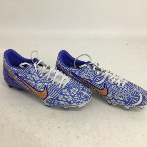 Vist Large View of Product Image Which is Used Nike ZOOM MERCURIAL VAPOR 15 SR 8.5 SOCCER Soccer Cleats Royal Blue Senior 8.5