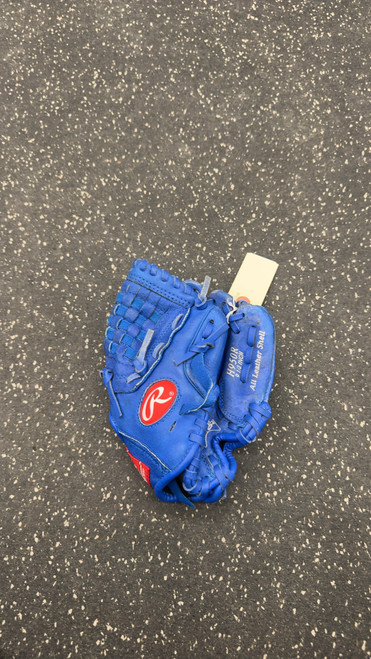 Vist Large View of Product Image Which is Used Rawlings HIGHLIGHT SERIES BB/SB Glove RH Throw Royal Blue 9 1/2"