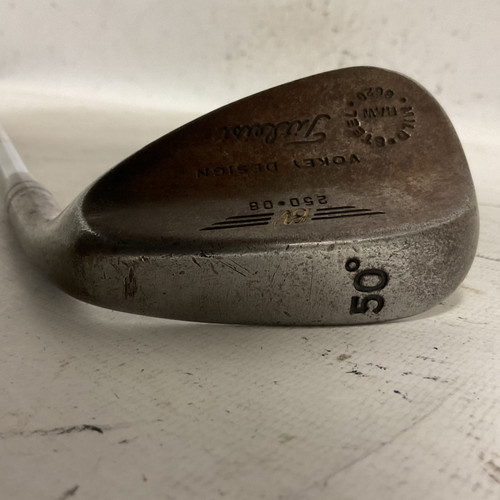 Vist Large View of Product Image Which is Used Titleist BV 250-08 MILD STEEL RAW 8620 Golf Wedge Mens RH 50 Degree