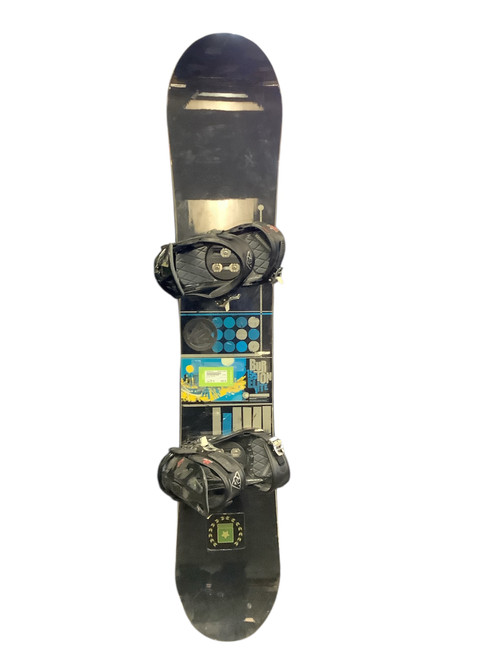 Vist Large View of Product Image Which is Used Burton ELITE Mens Board/Bindings Black 155 cm