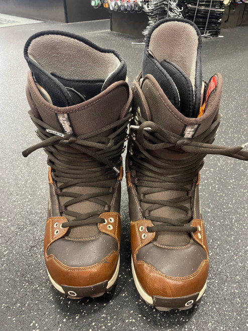 Vist Large View of Product Image Which is Used Burton FREESTYLE Mens Snowboard Boots Brown Senior 12