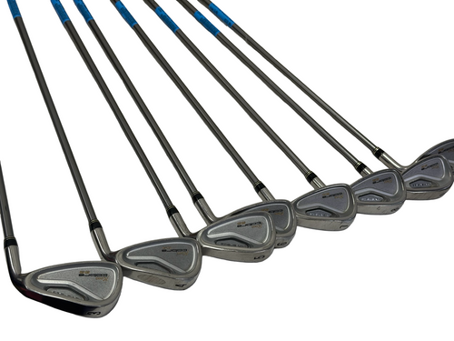Vist Large View of Product Image Which is Used KING COBRA SS OVERSIZE Mens Golf Iron Set RH 3I-PW w/ Aldila HM Tour 75g S-Flex Shafts - 3/4"