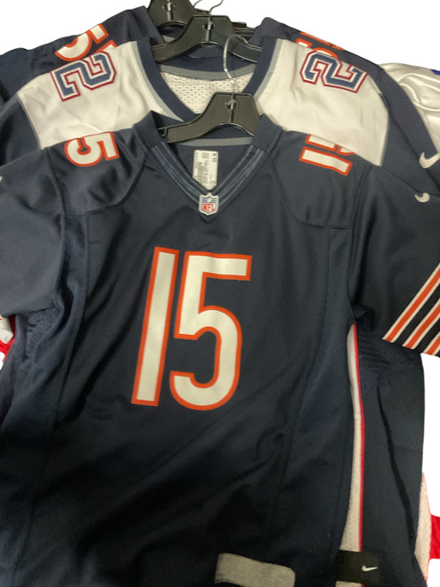 Vist Large View of Product Image Which is Used Nike BRANDON MARSHALL YOUTH JERSEY FB Top Youth Navy Blue LG