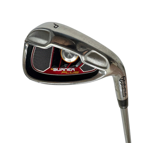 Vist Large View of Product Image Which is Used Taylormade BURNER PLUS Men's RH Pitching Wedge Regular Flex Steel Shaft