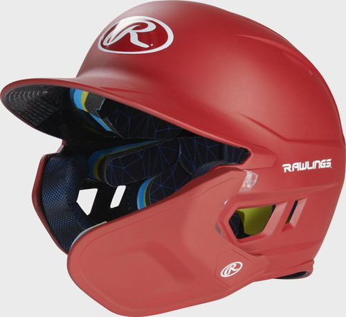 Vist Large View of Product Image Which is New RAWLINGS MACH ADJUST W/JAW GUARD-JR RH RED