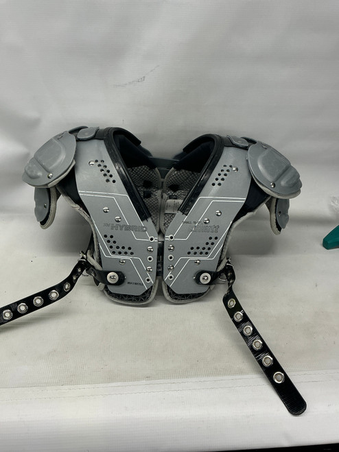 Vist Large View of Product Image Which is Used Schutt XV HYBRID SKILL FB Shoulder Pads Grey SM