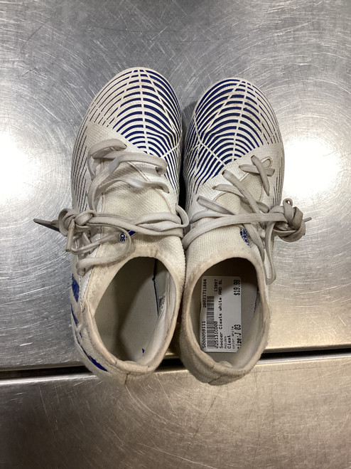 Vist Large View of Product Image Which is Used Adidas Soccer Cleats White Junior 03