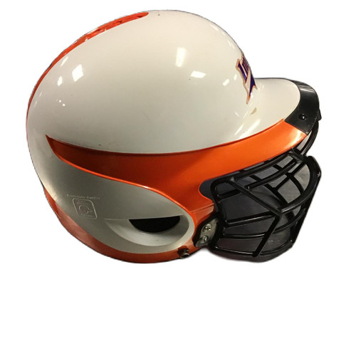 Vist Large View of Product Image Which is Used Worth WLBH Batting Helmet w/Mask White One Size