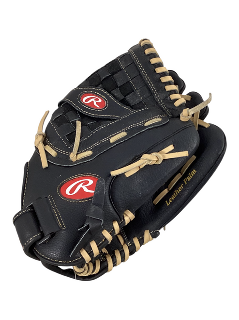 Vist Large View of Product Image Which is Used Rawlings RSS125C Baseball/Softball Glove Right Hand Throw Black 12 1/2"