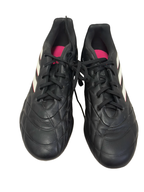 Vist Large View of Product Image Which is Used Adidas COPA Pure.3 FG HQ8942 Mens Soccer Cleats Black Size 11