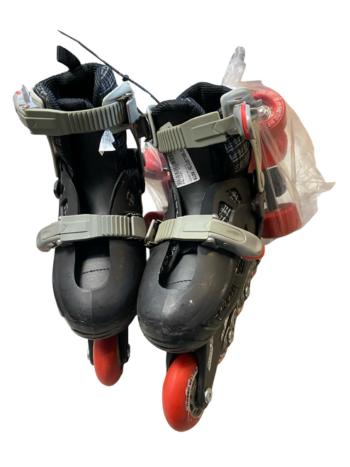 Vist Large View of Product Image Which is Used FALCON GTX Boys Softboot Skate Black Adjustable