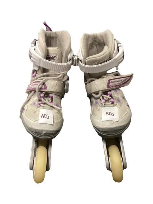 Vist Large View of Product Image Which is Used Bladerunner ABEC 3 Junior Rec Fitness Skates Purple Adjustable