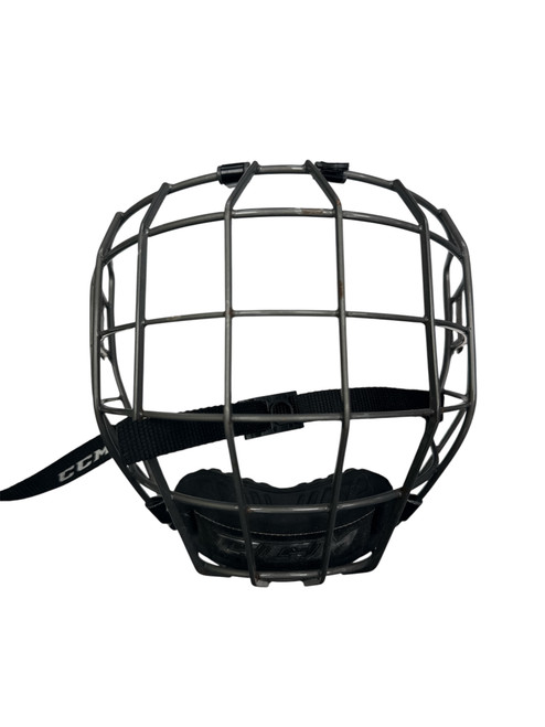 Vist Large View of Product Image Which is Used CCM FM680 Hockey Wire Mask Grey MD