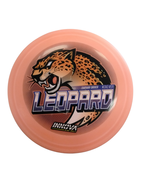 Vist Large View of Product Image Which is Used Innova LEOPARD Disc Golf Driver Orange 150g