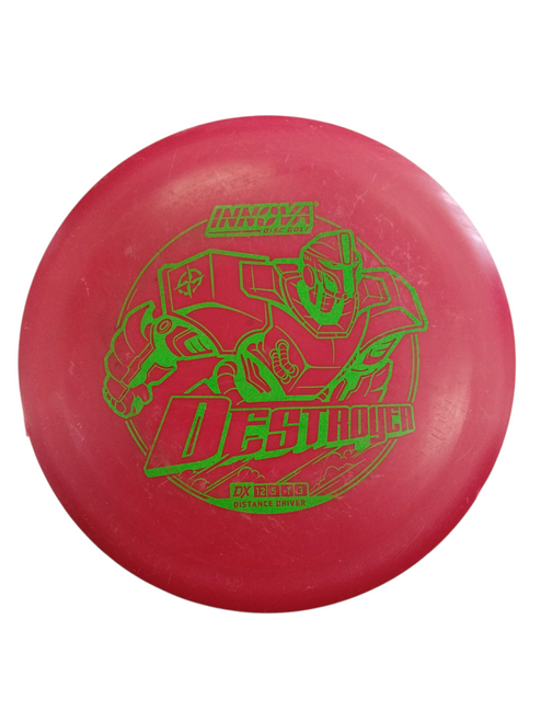 Vist Large View of Product Image Which is Used Innova DESTROYER DX Disc Golf Driver Red 174g